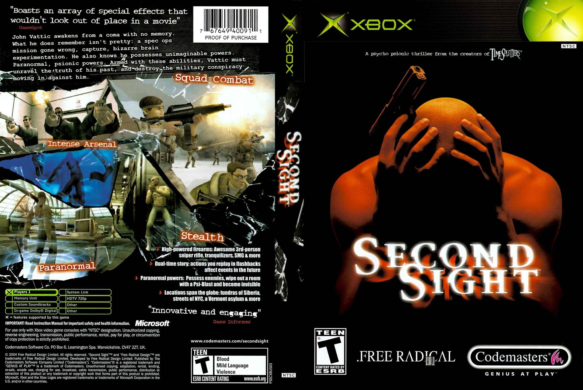 Second Sight Cover Art - WOI Solutions