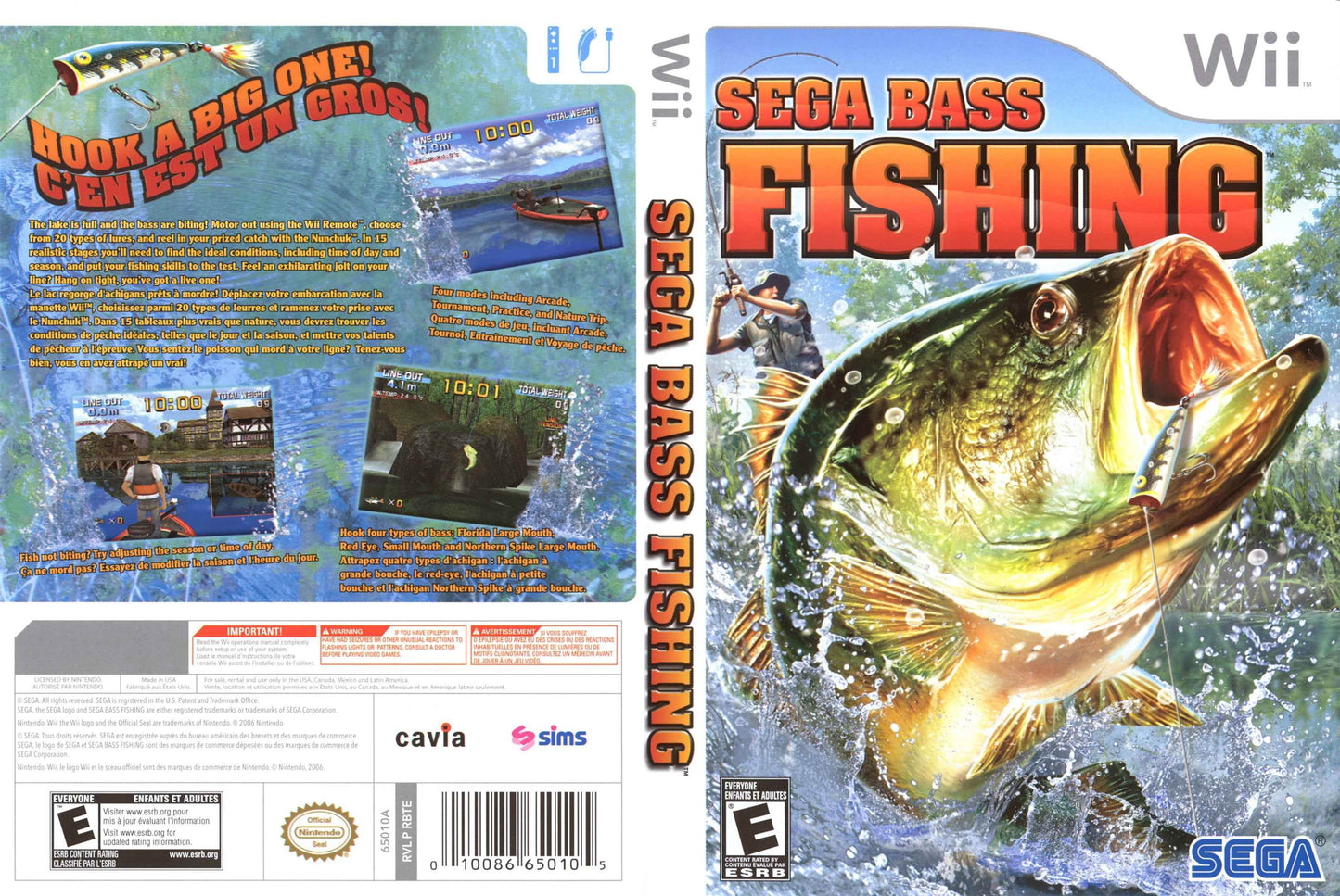 Sega Bass Fishing Cover Art - WOI Solutions