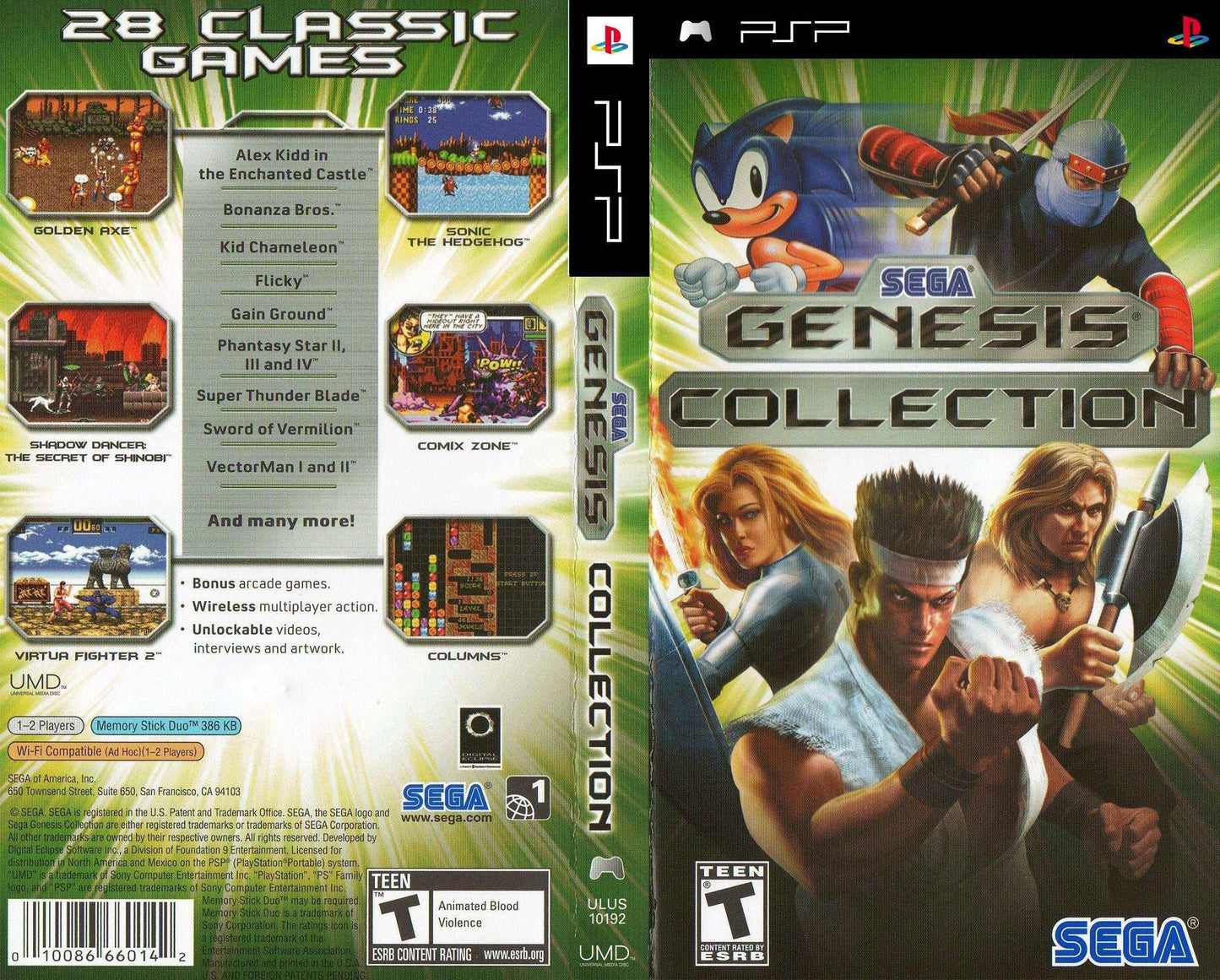 Sega Genesis Collection Cover Art - WOI Solutions