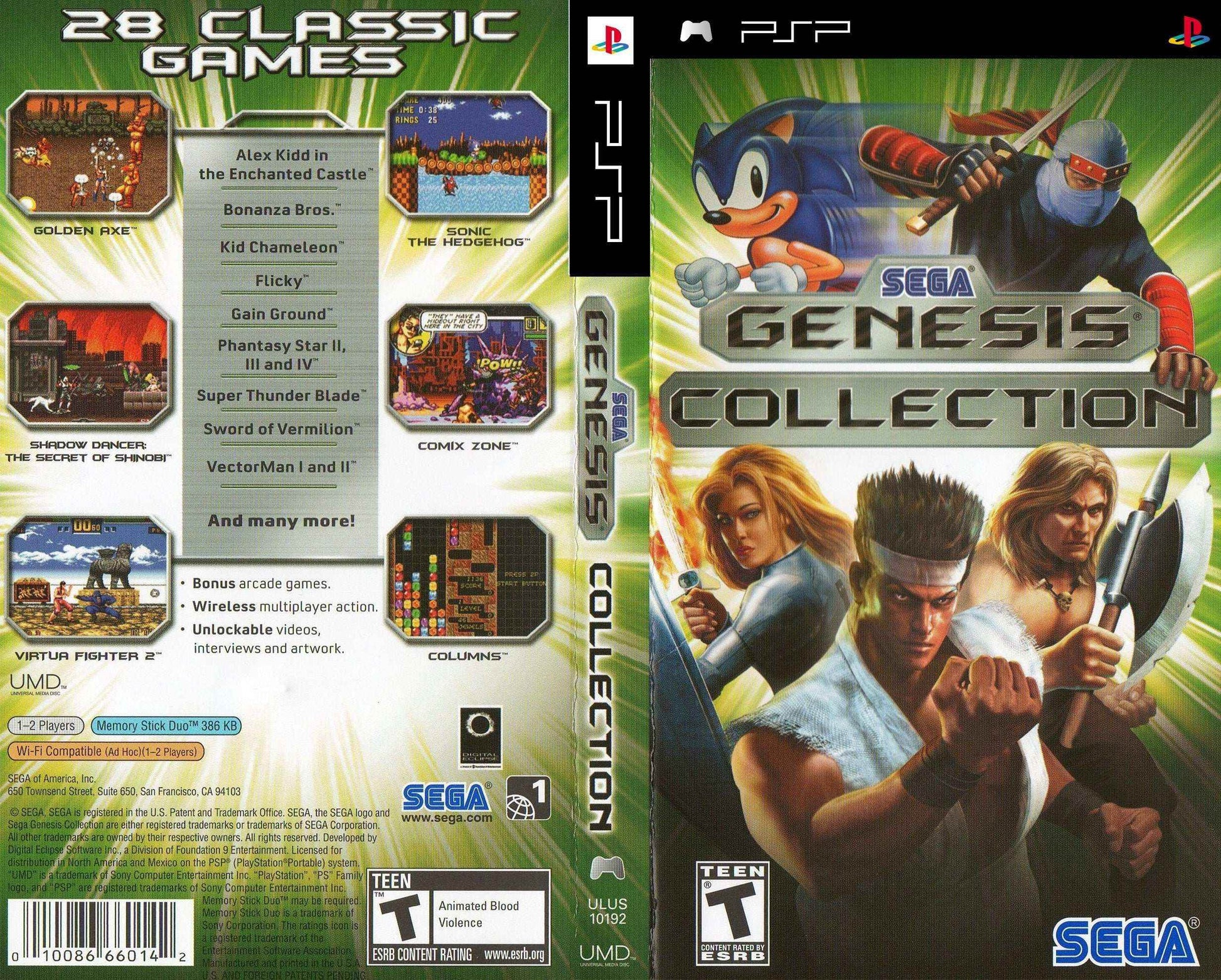 Sega Genesis Collection Cover Art - WOI Solutions
