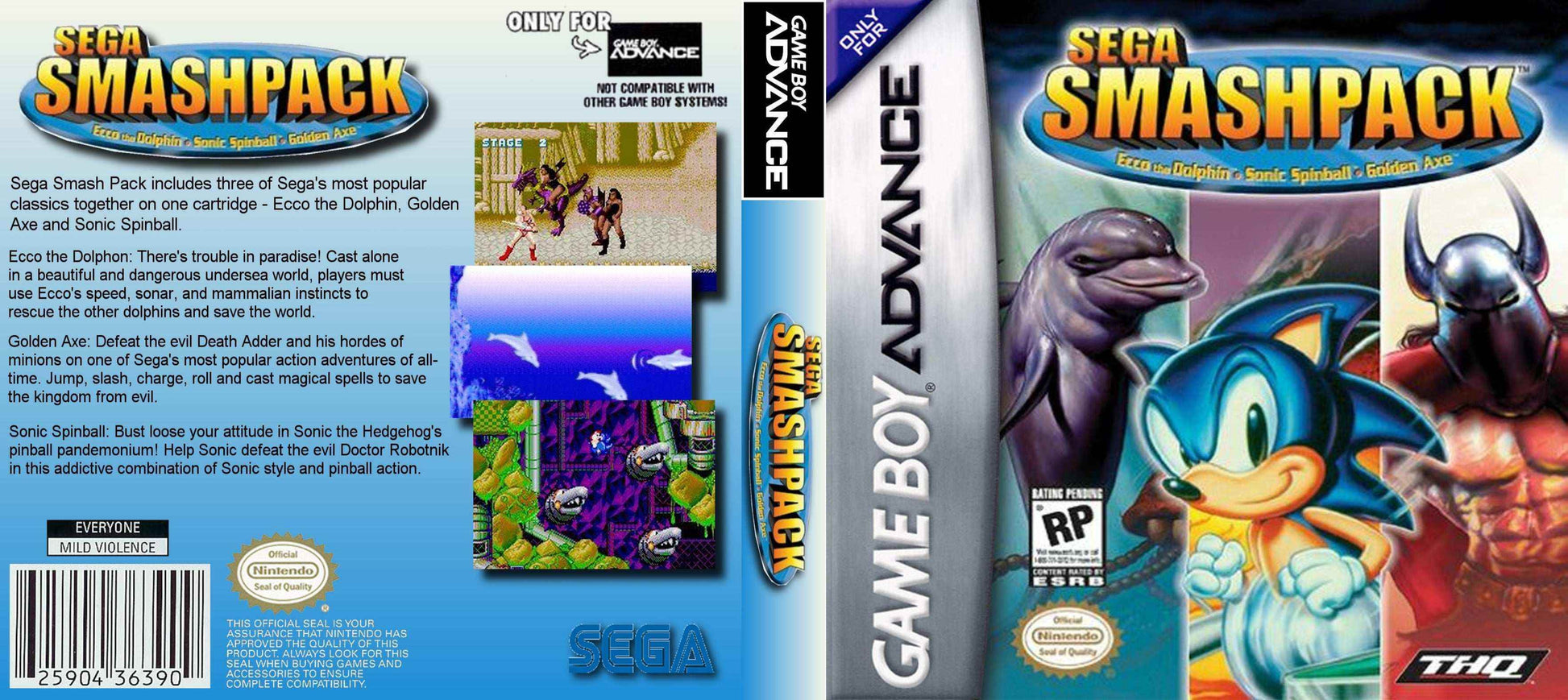 Sega Smash Pack Cover Art - WOI Solutions