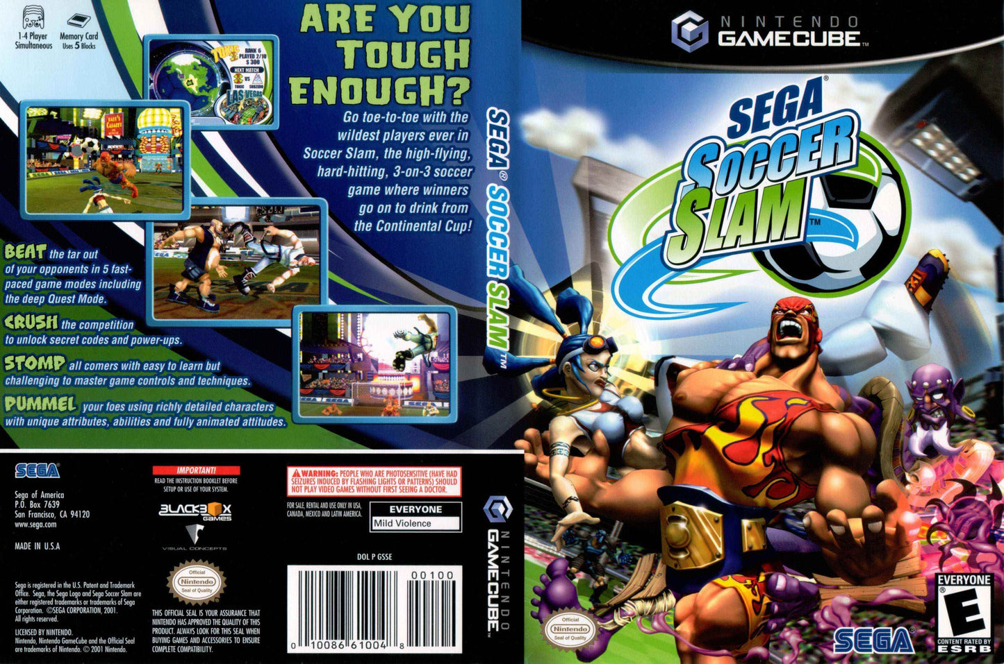 Sega Soccer Slam Cover Art - WOI Solutions