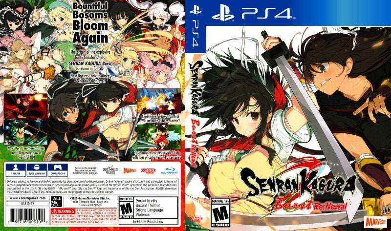 Senran Kagura Burst Renewal Cover Art - WOI Solutions