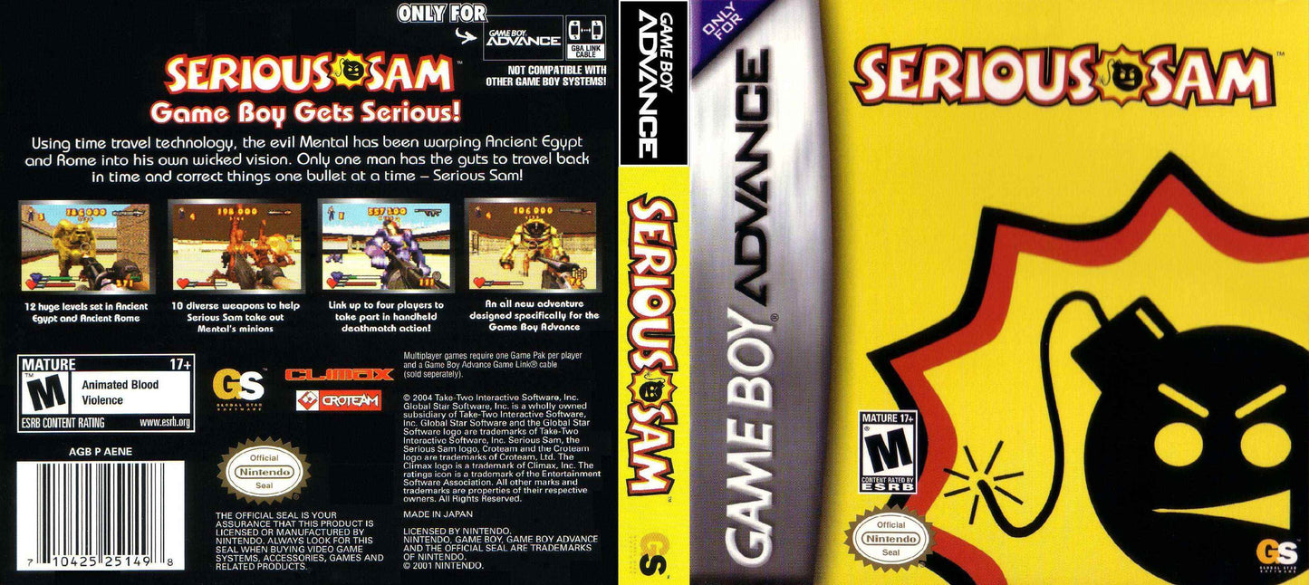 Serious Sam Advance Cover Art - WOI Solutions