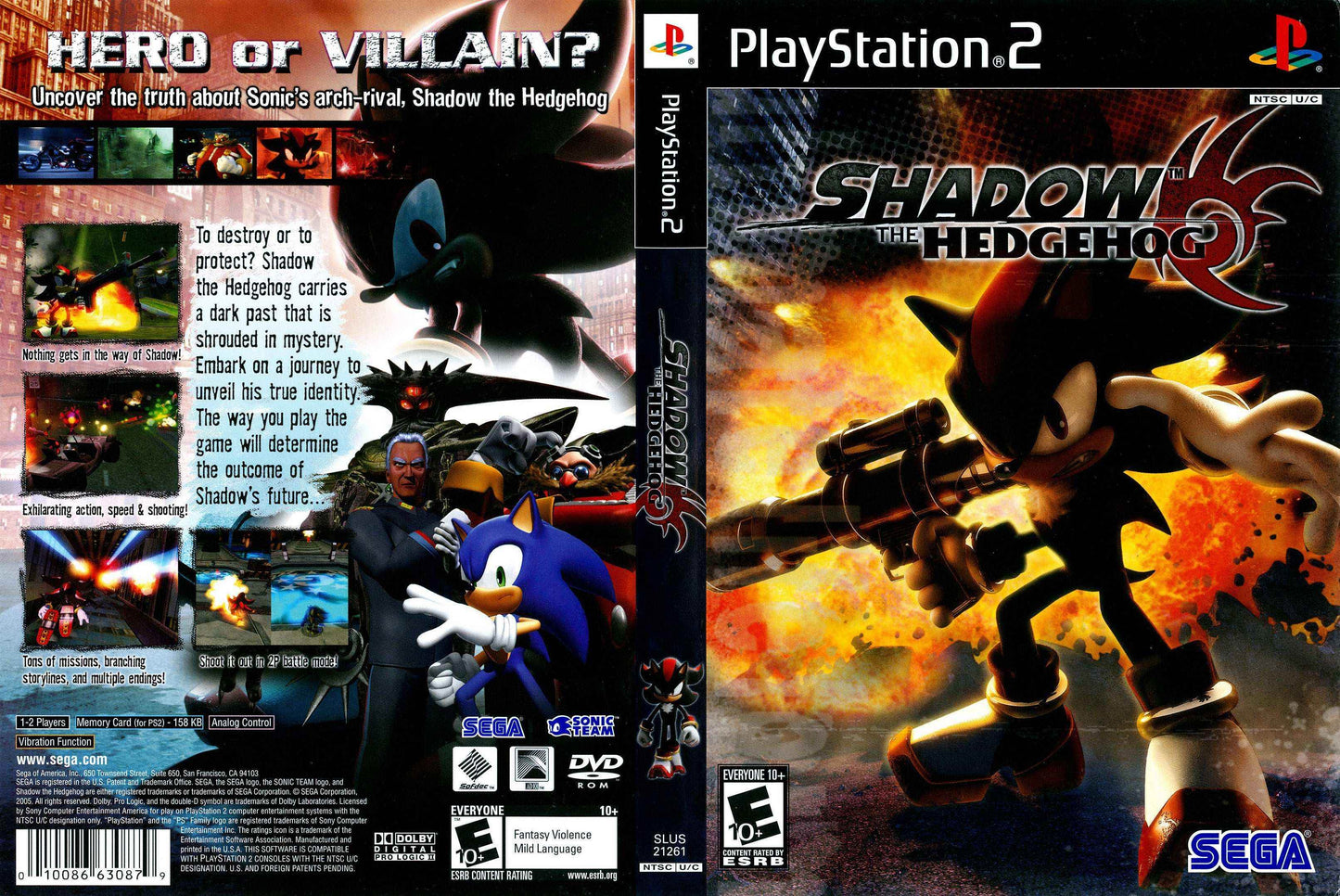 Shadow The Hedgehog Cover Art - WOI Solutions