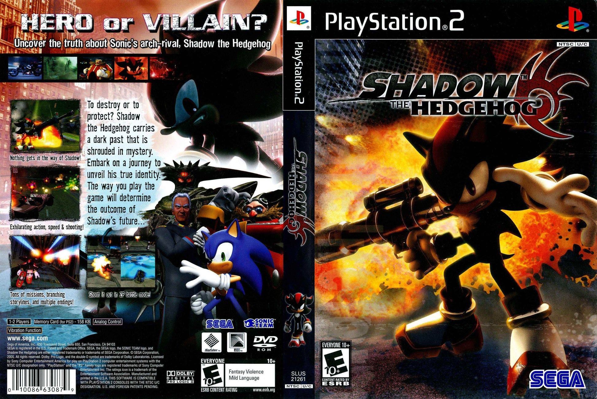 Shadow The Hedgehog Cover Art - WOI Solutions