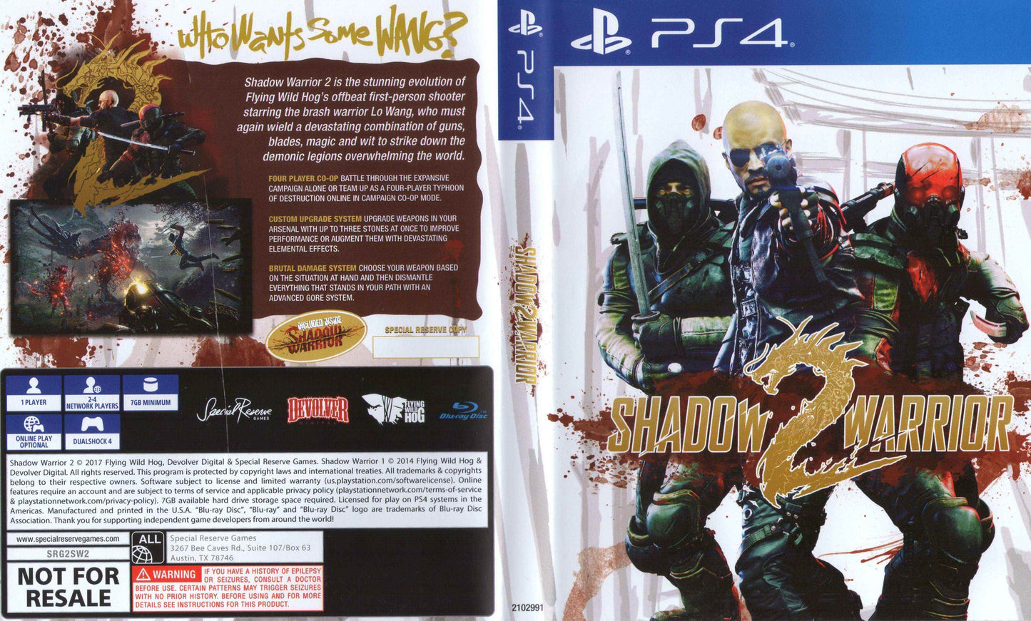 Shadow Warrior 2 Cover Art - WOI Solutions