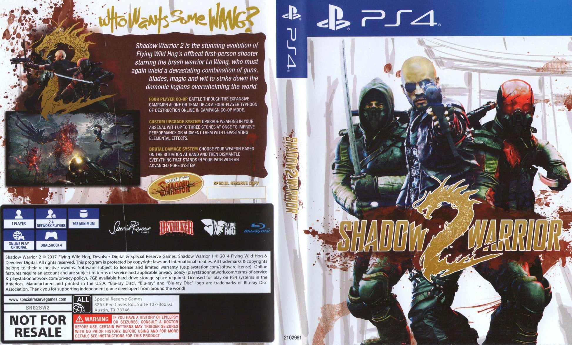 Shadow Warrior 2 Cover Art - WOI Solutions