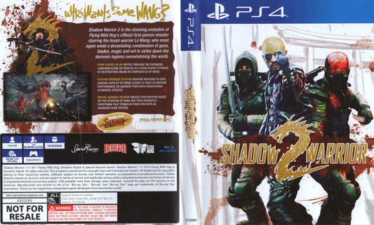 Shadow Warrior 2 Cover Art - WOI Solutions