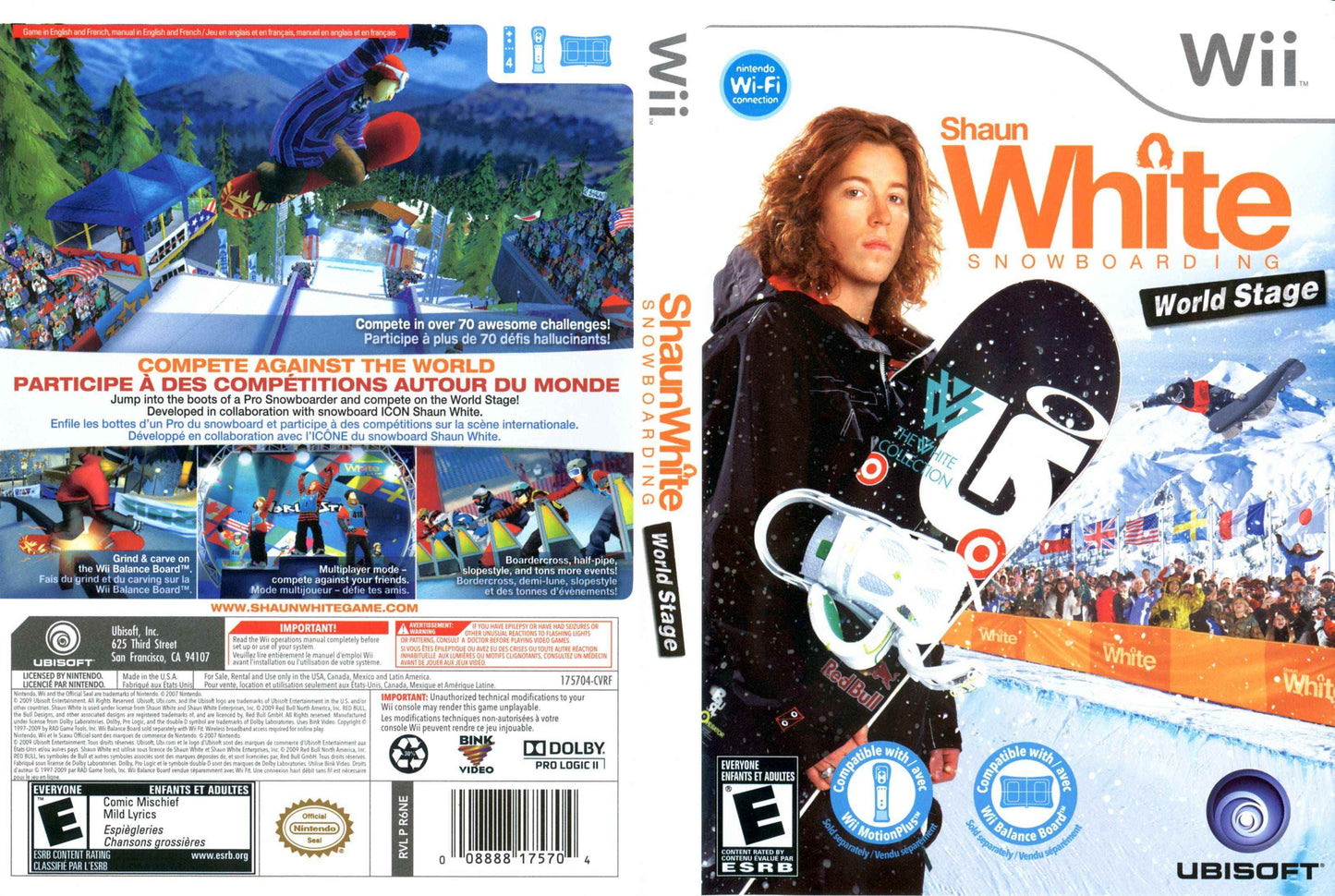 Shaun White Snowboarding World Stage Cover Art - WOI Solutions