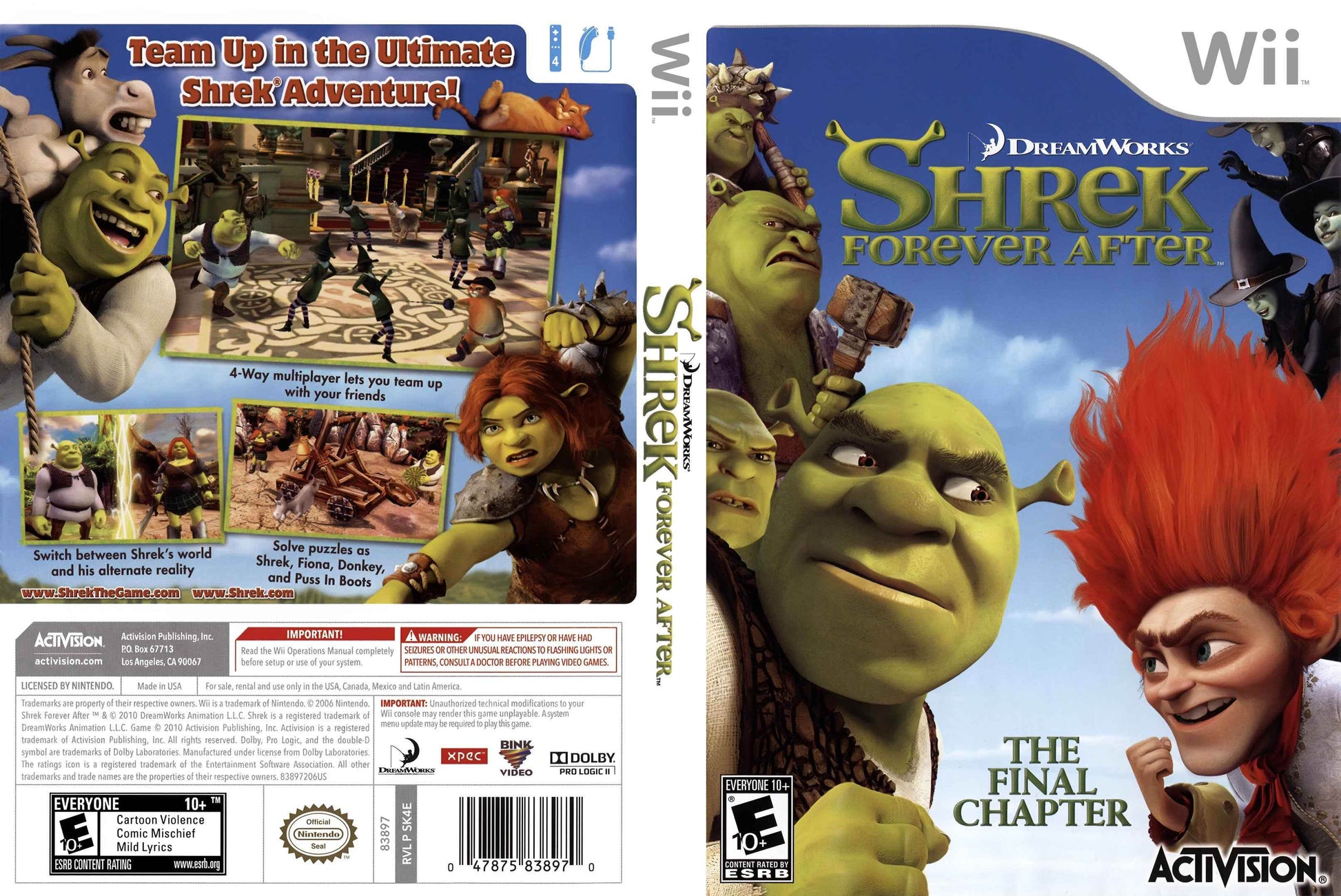 Shrek Forever After Cover Art - WOI Solutions