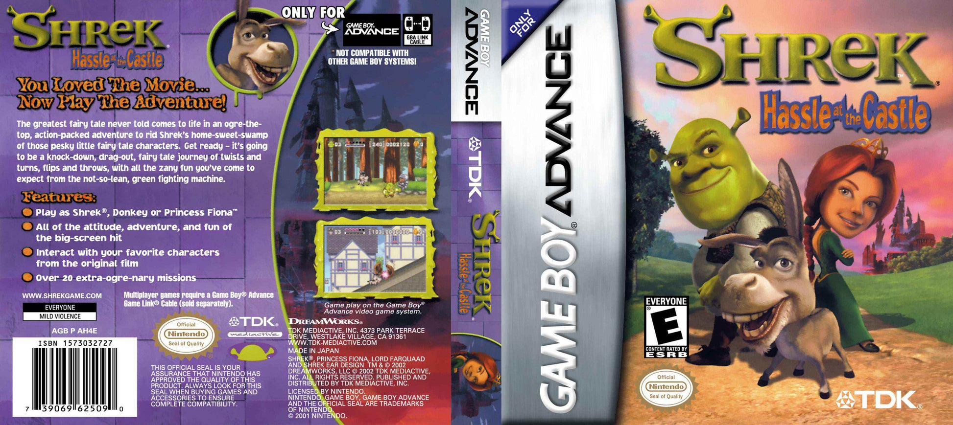 Shrek Hassle in the Castle Cover Art - WOI Solutions