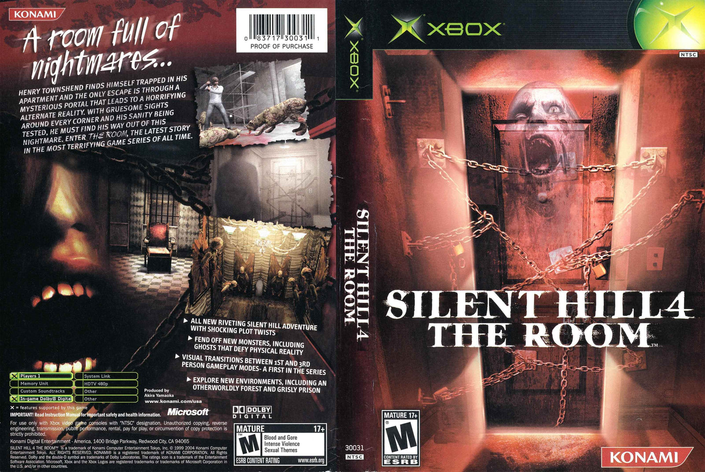 Silent Hill 4 The Room Cover Art - WOI Solutions
