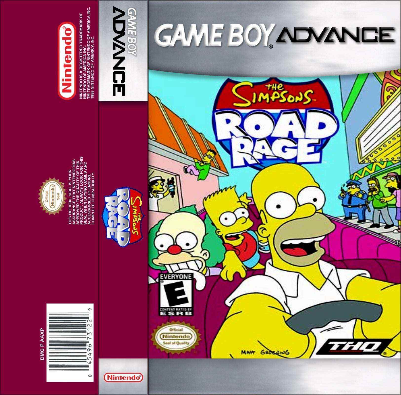 Simpsons Road Rage Cover Art - WOI Solutions