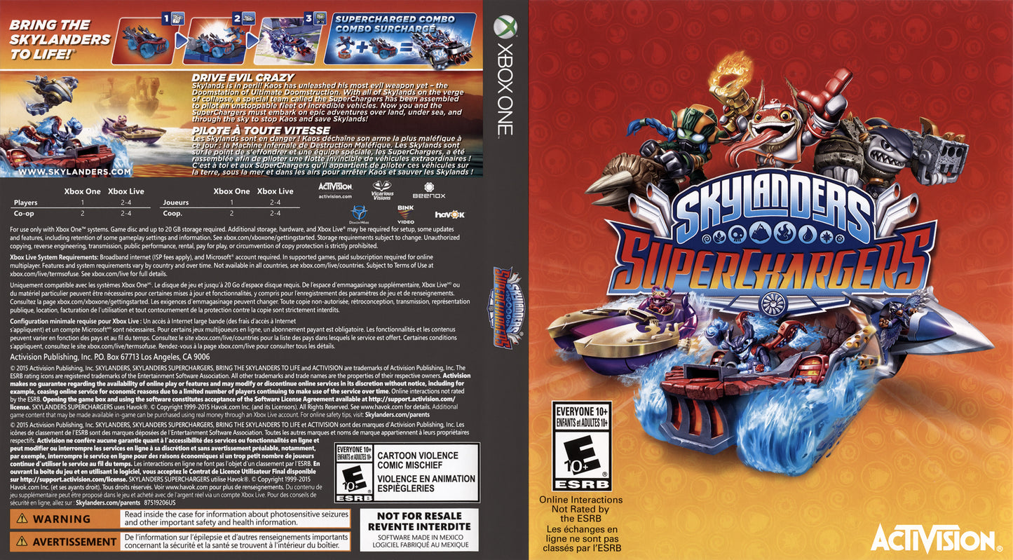 Skylanders SuperChargers