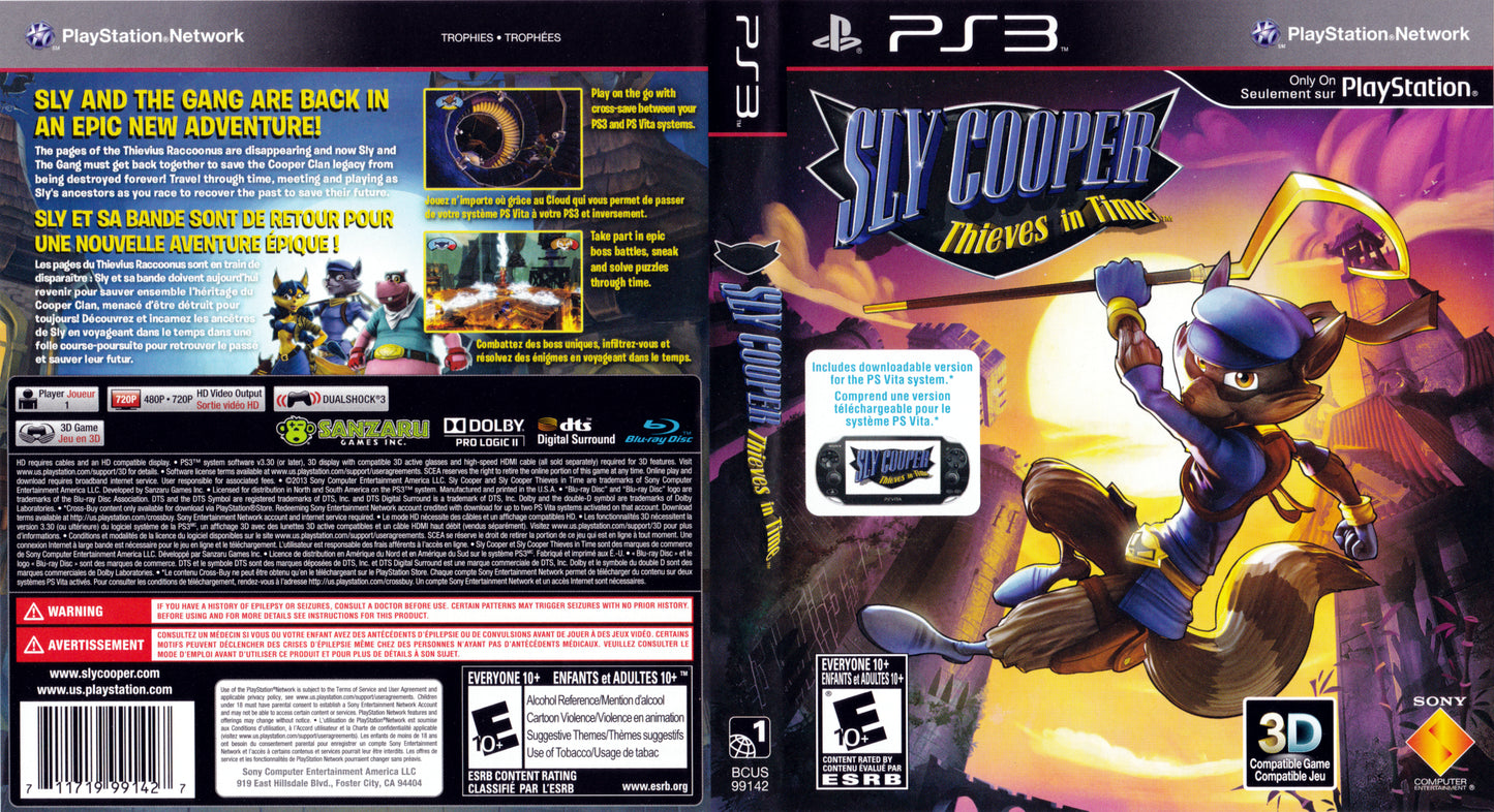 Sly Cooper Thieves in Time