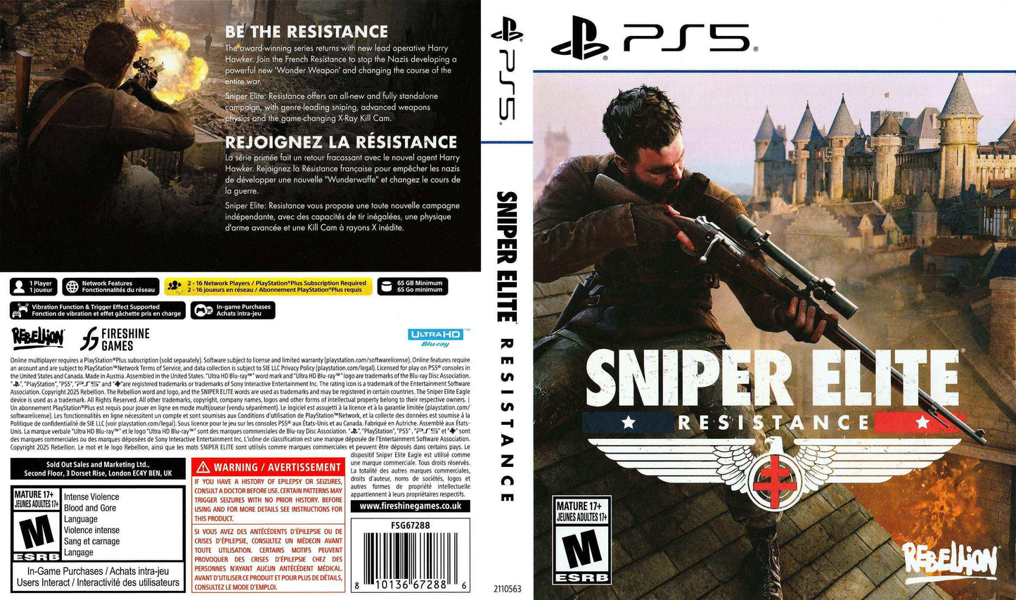 Sniper Elite Resistance Cover Art - WOI Solutions