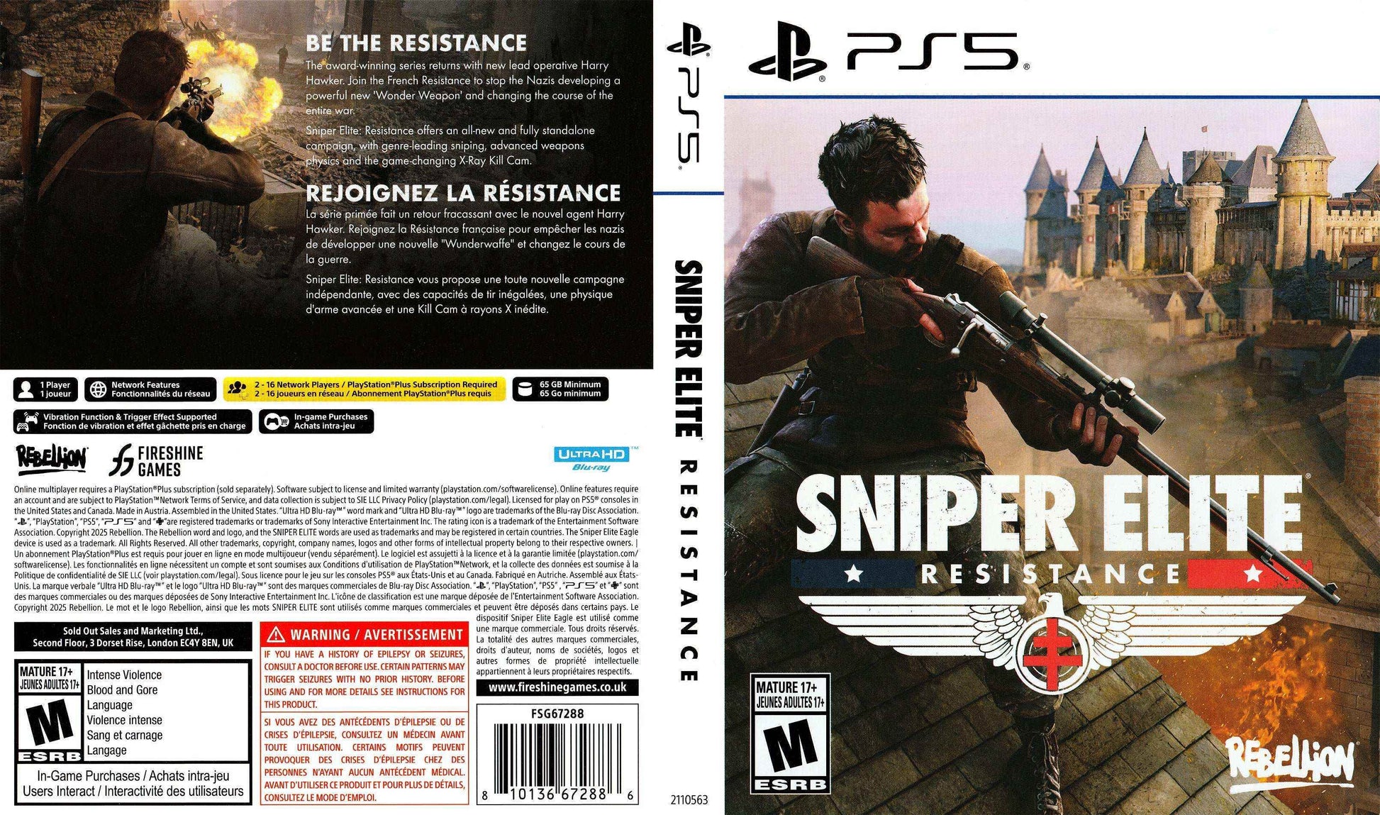 Sniper Elite Resistance Cover Art - WOI Solutions