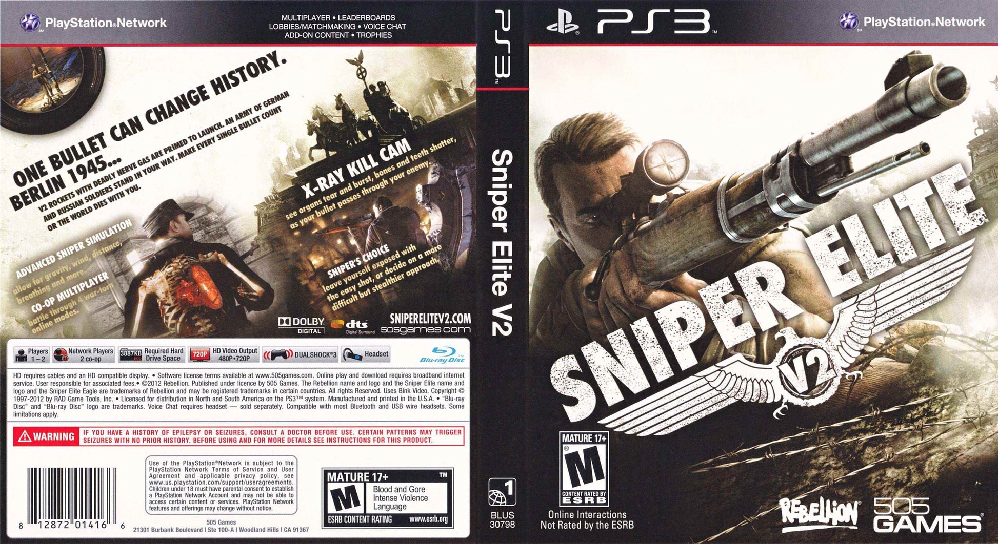 Sniper Elite V2 Cover Art - WOI Solutions
