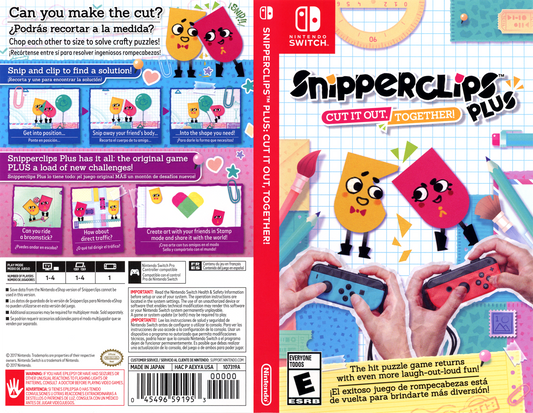 Snipperclips Plus Cut it Out, Together!