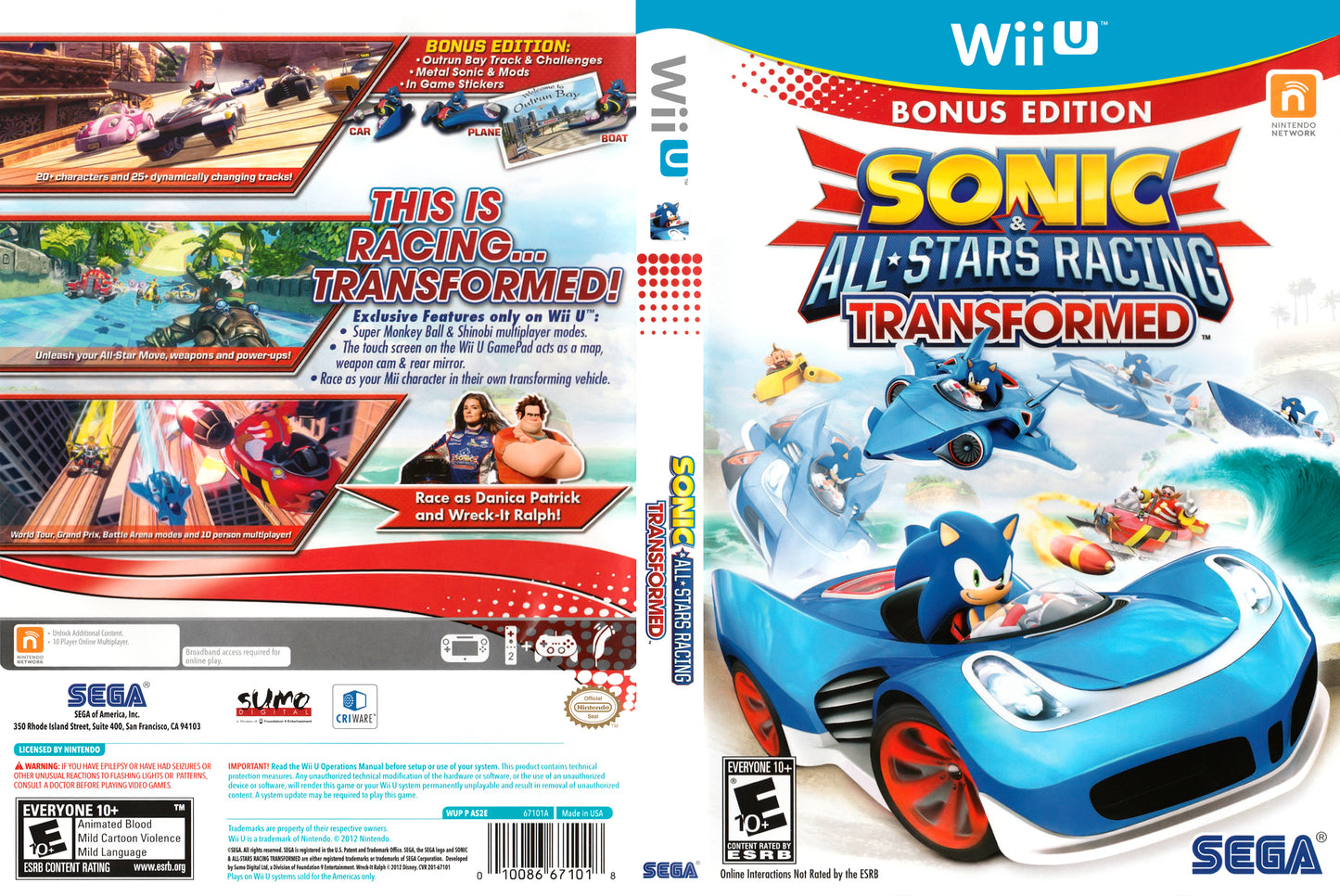 Sonic & All-Stars Racing Transformed