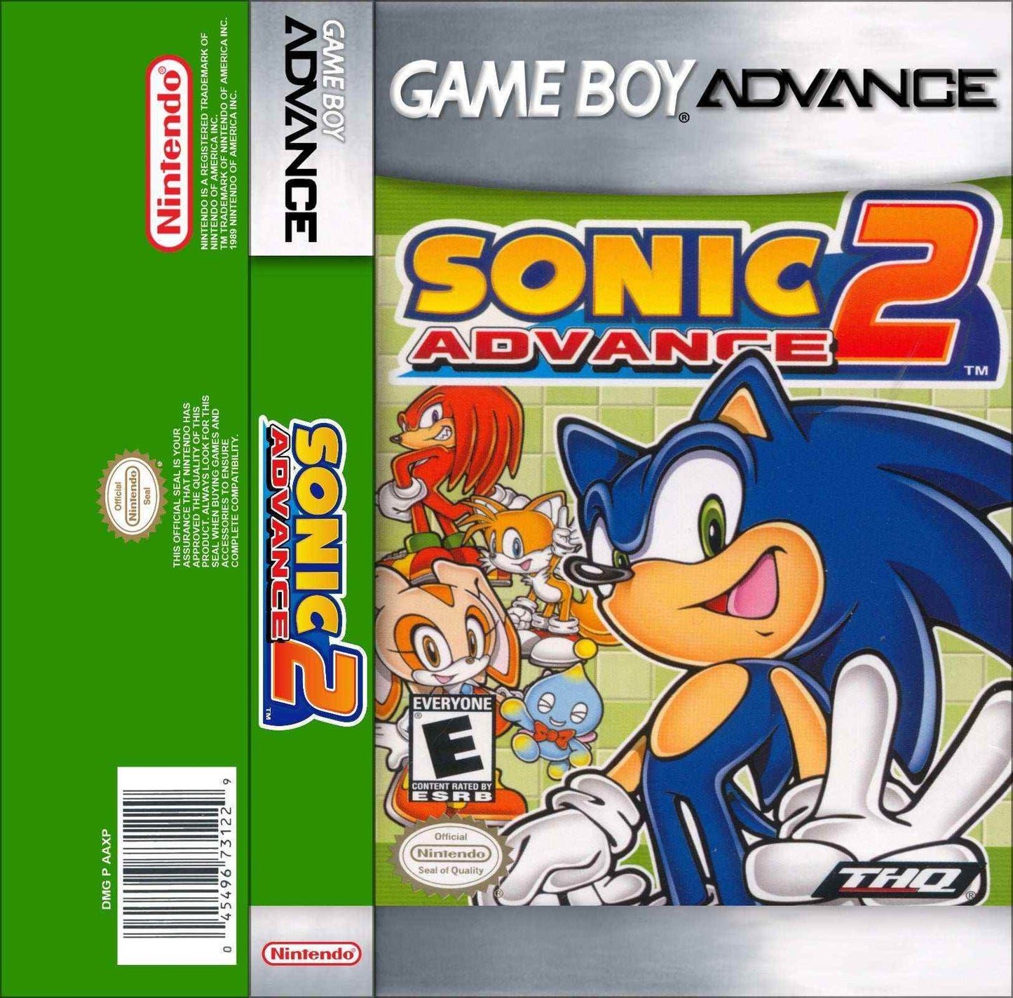 Sonic Advance 2 Cover Art - WOI Solutions