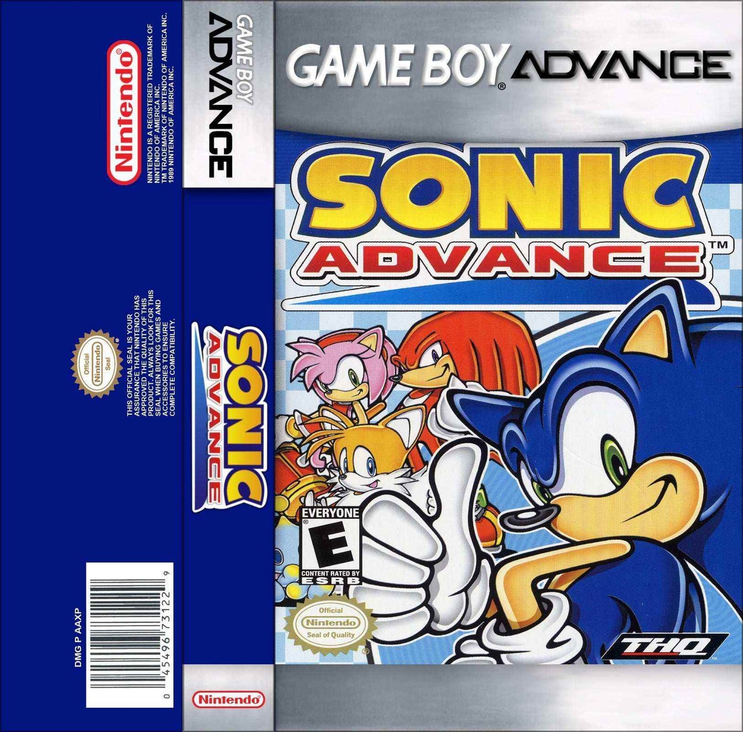 Sonic Advance Cover Art - WOI Solutions