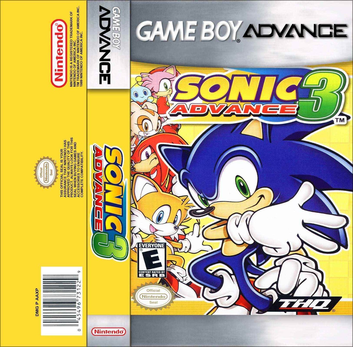 Sonic Advance 3 Cover Art - WOI Solutions