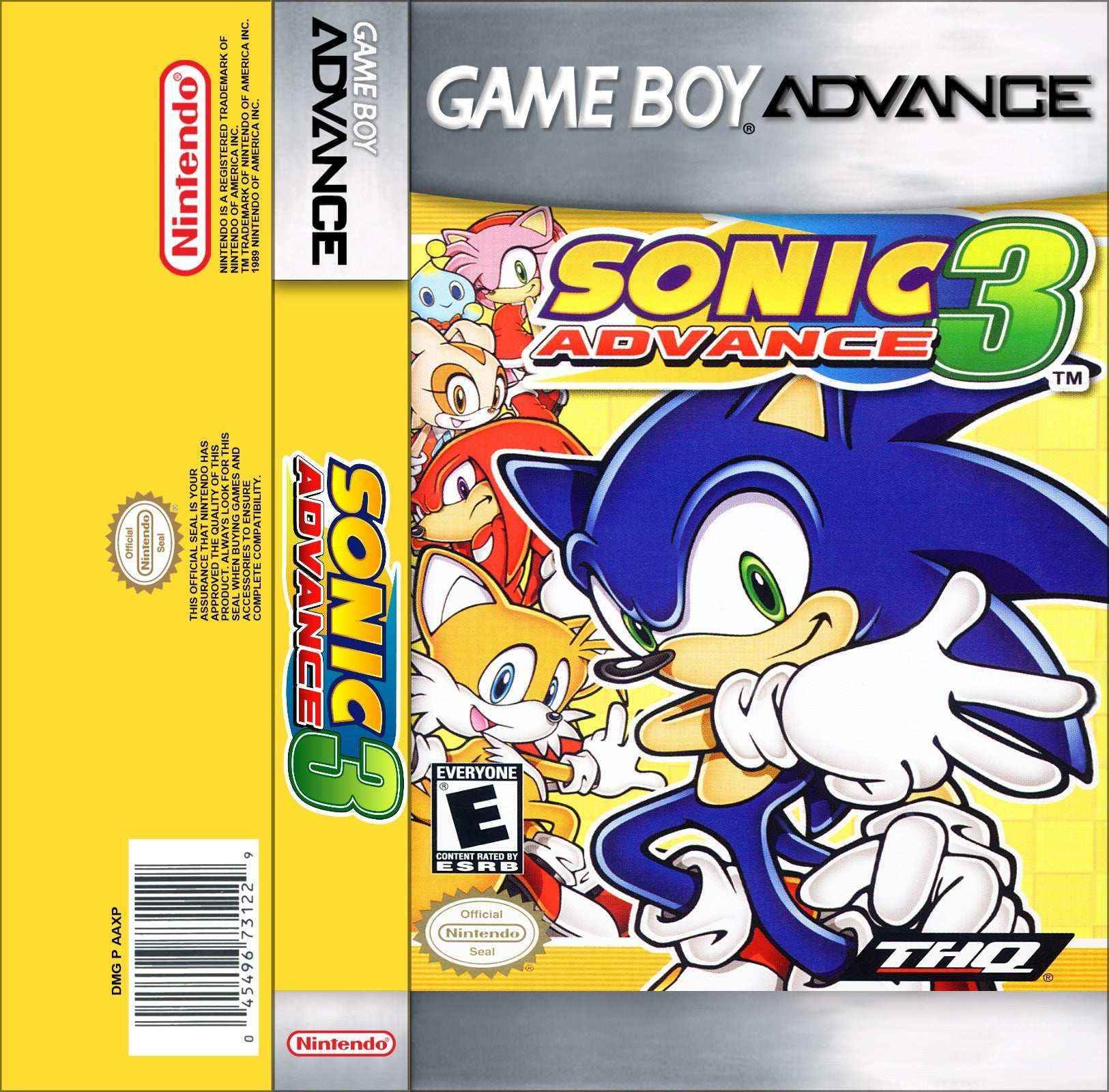 Sonic Advance 3 Cover Art - WOI Solutions