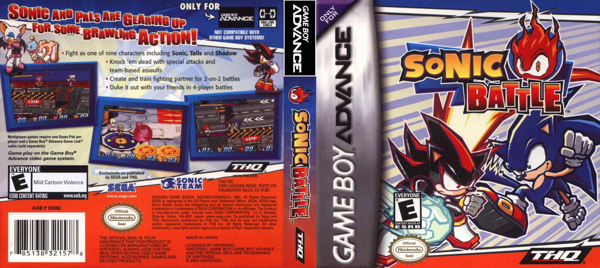 Sonic Battle Cover Art - WOI Solutions