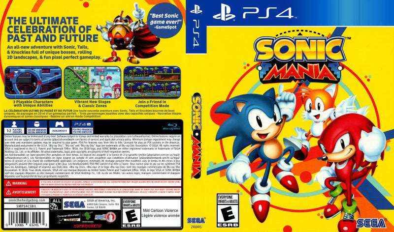 Sonic Mania Cover Art - WOI Solutions