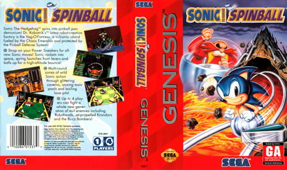 Sonic Spinball Cover Art - WOI Solutions