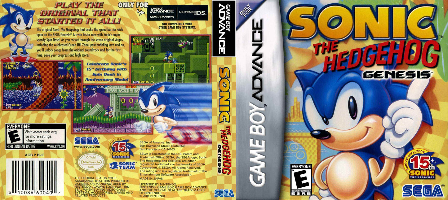 Sonic The Hedgehog Genesis Cover Art - WOI Solutions