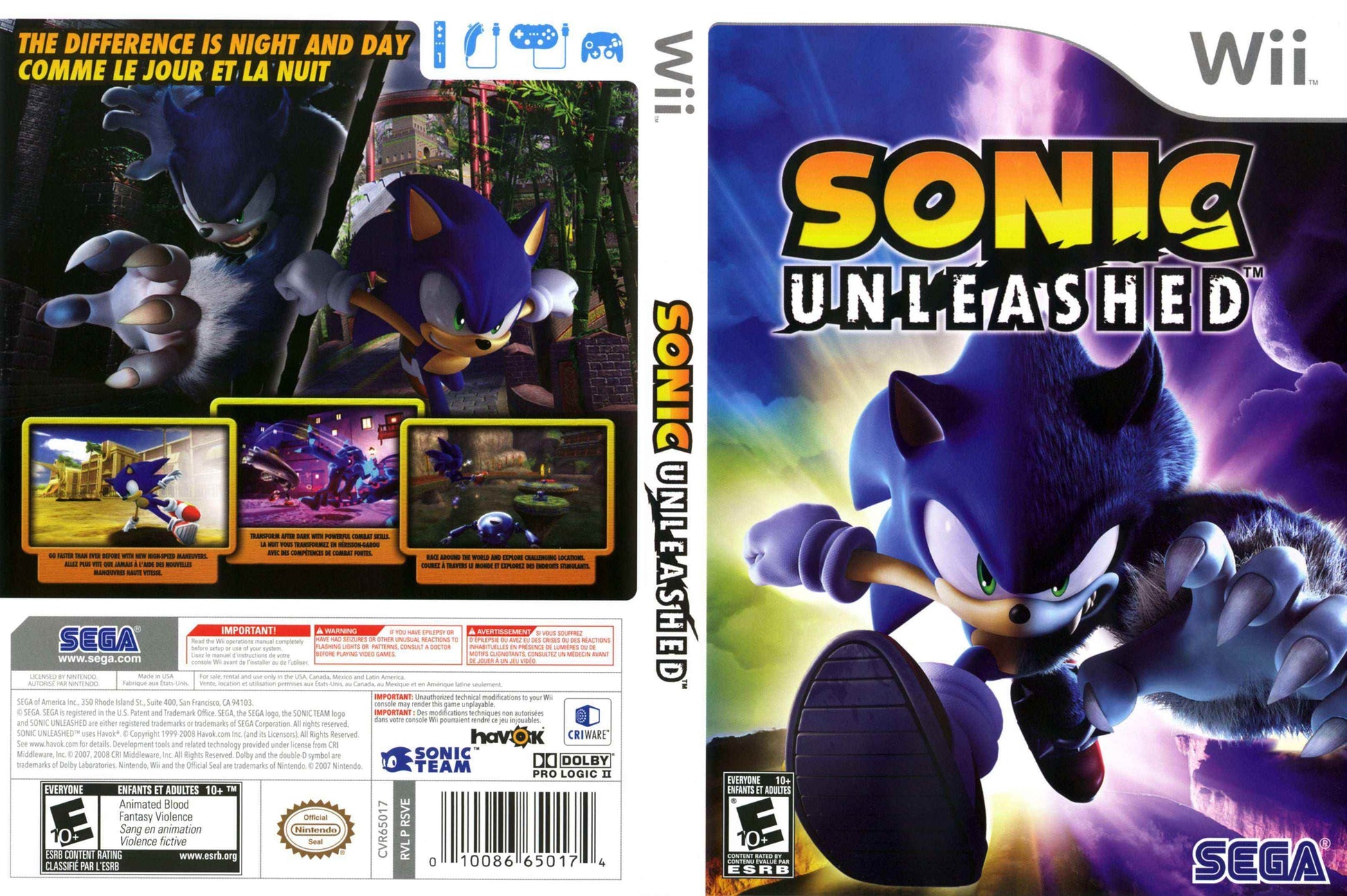 Sonic Unleashed Cover Art - WOI Solutions