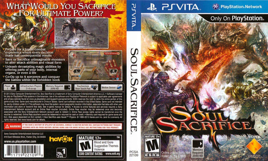 Soul Sacrifice Cover Art - WOI Solutions