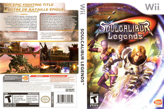 Soulcalibur Legends Cover Art - WOI Solutions