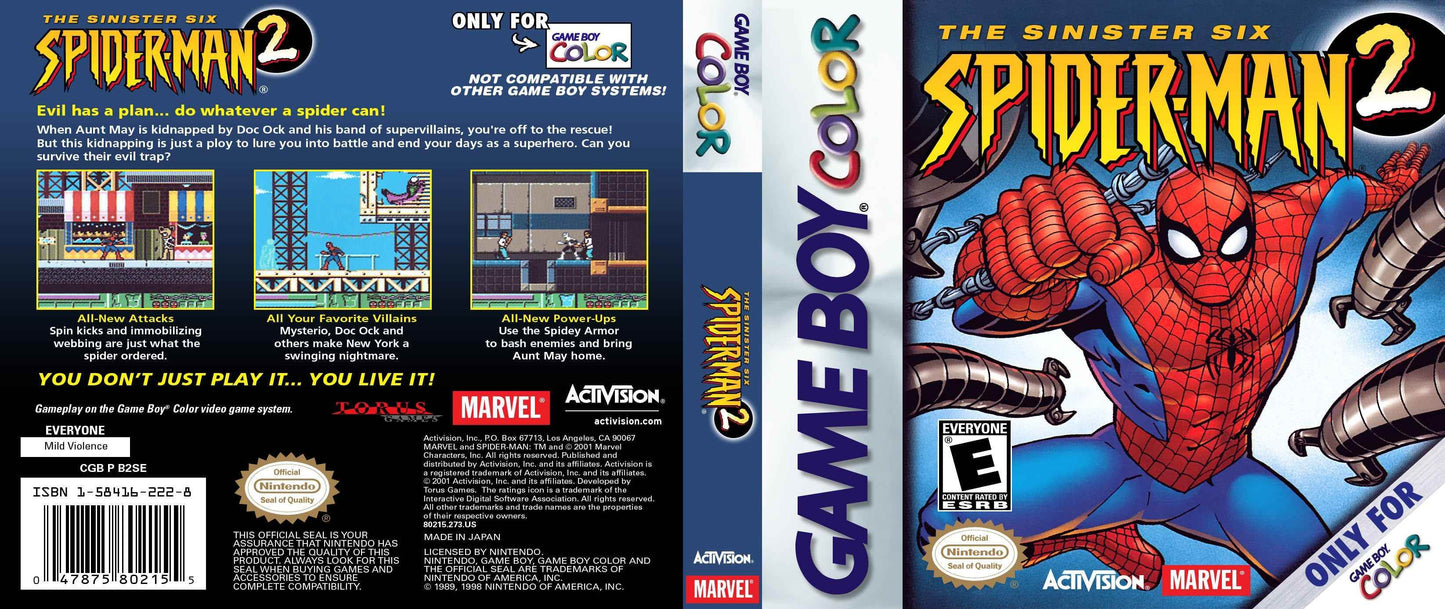Spider-Man 2 The Sinister Six Cover Art - WOI Solutions