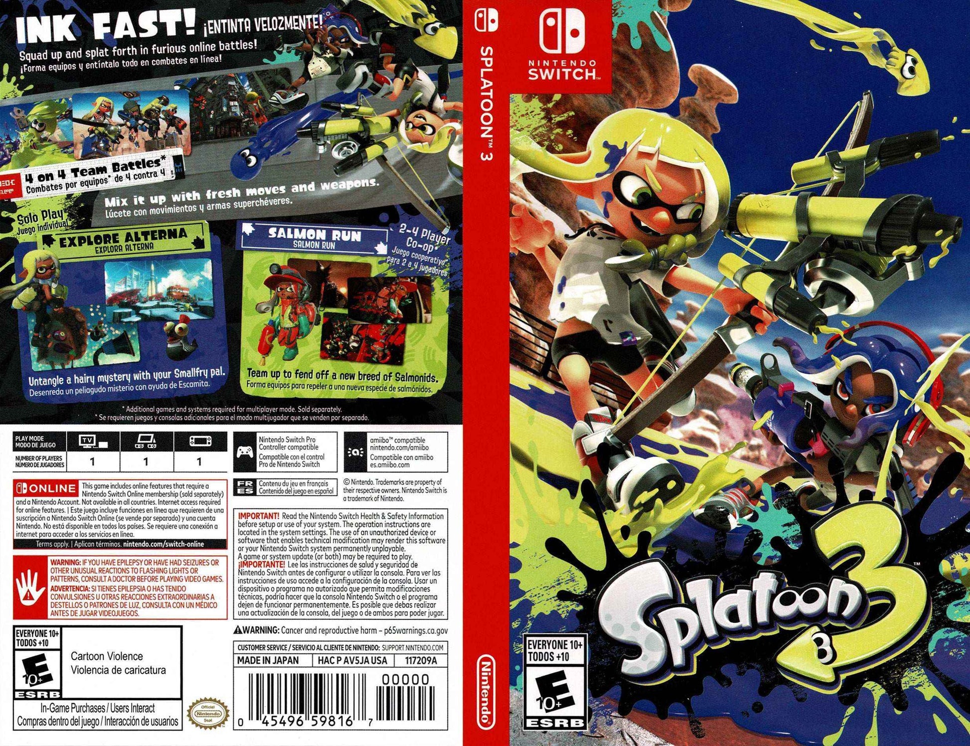 Splatoon 3 Cover Art - WOI Solutions