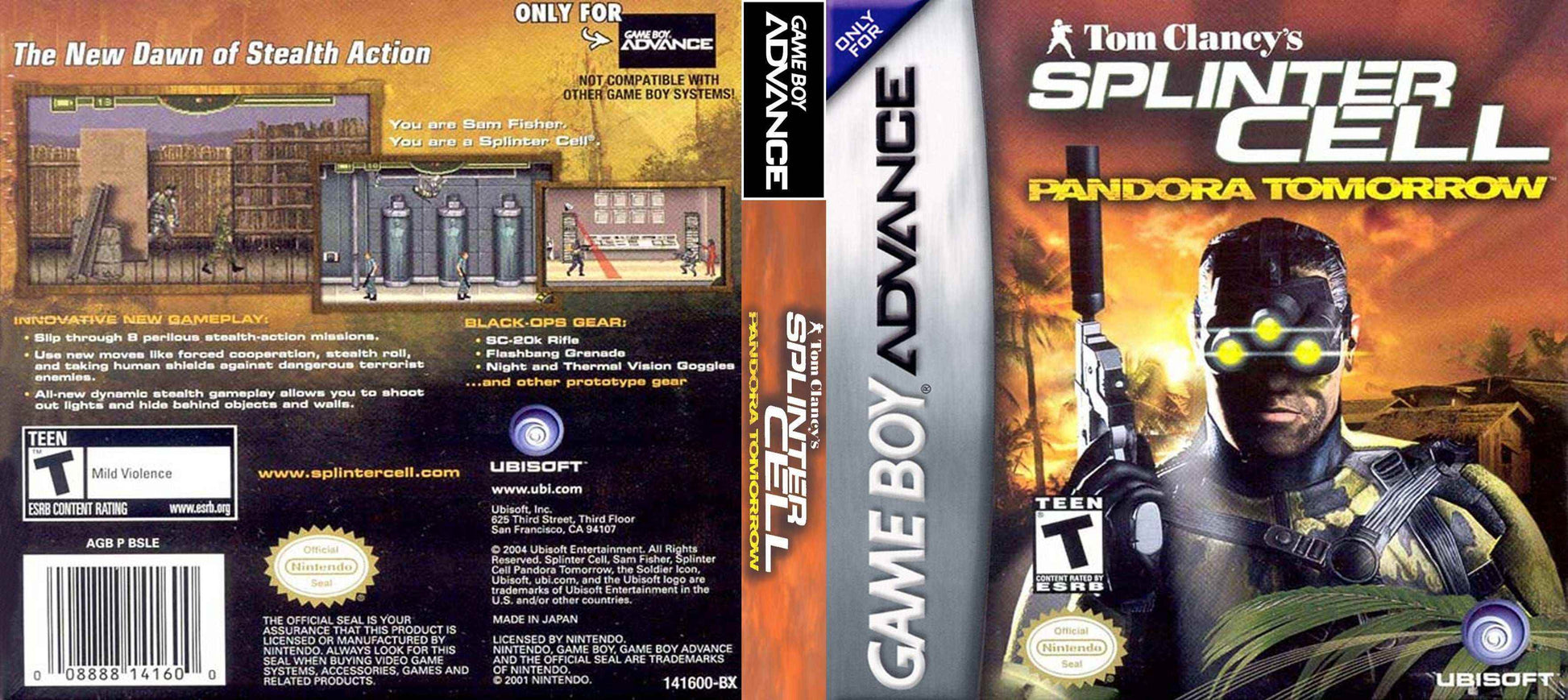 Splinter Cell Pandora Tomorrow Cover Art - WOI Solutions