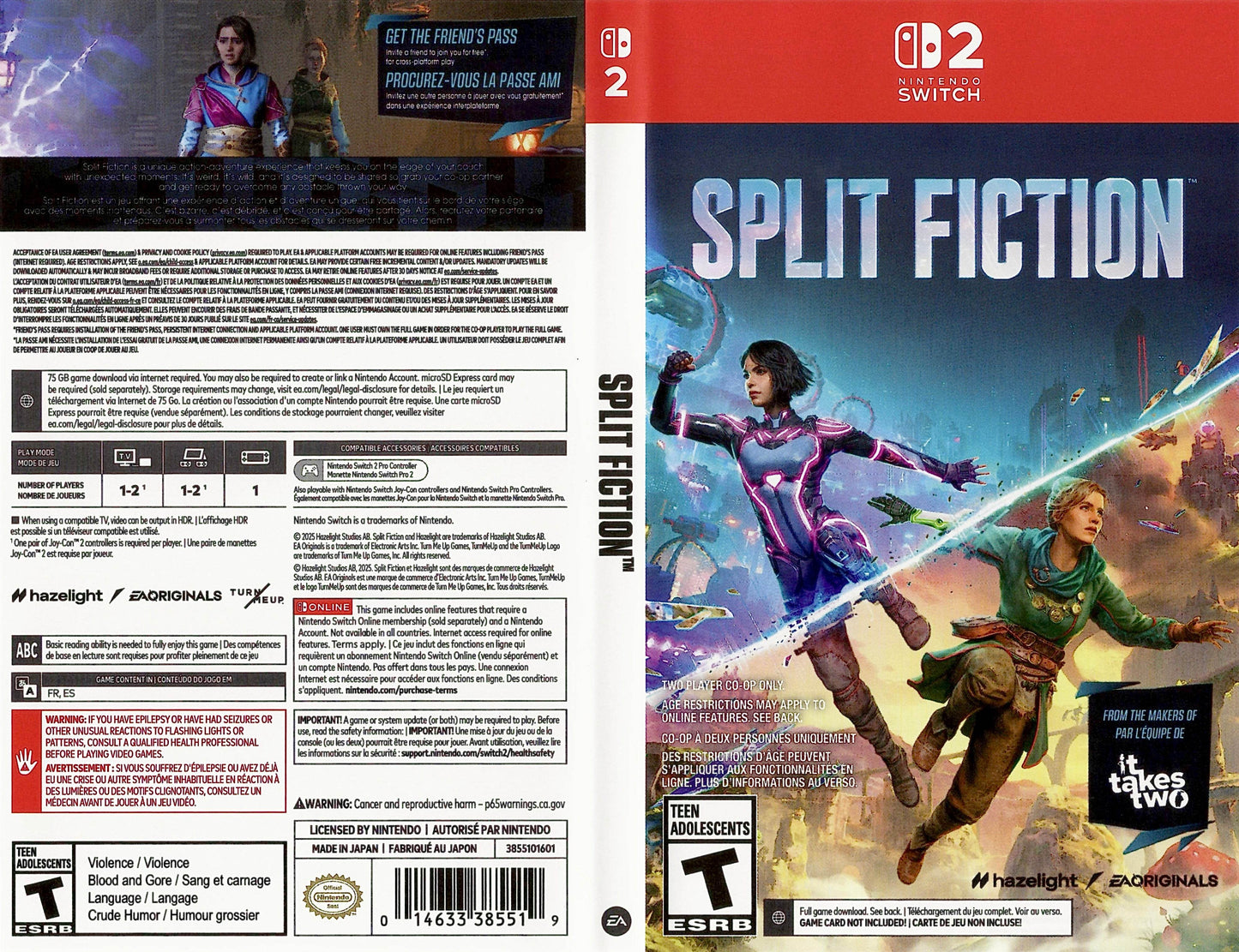 Split Fiction Cover Art - WOI Solutions