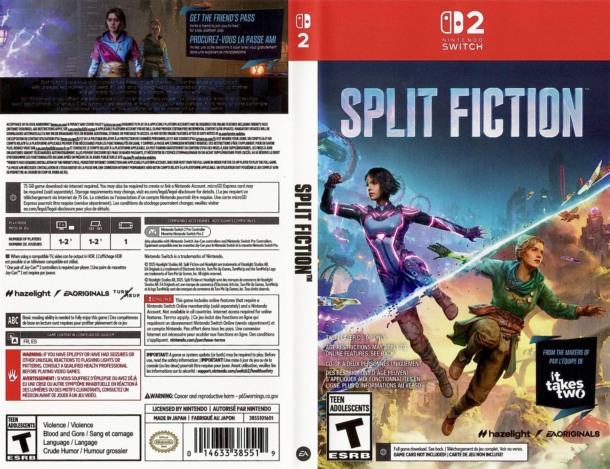 Split Fiction Cover Art - WOI Solutions