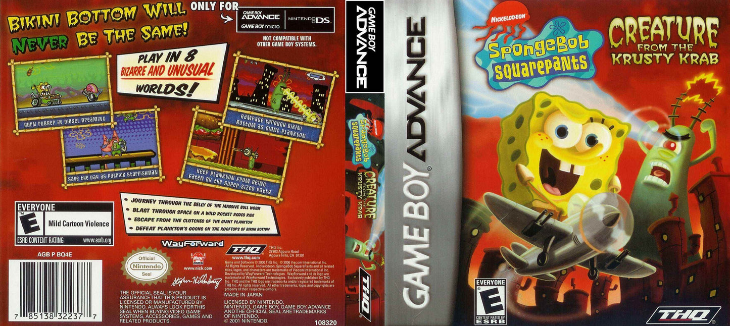 SpongeBob SquarePants Creature from Krusty Krab Cover Art - WOI Solutions