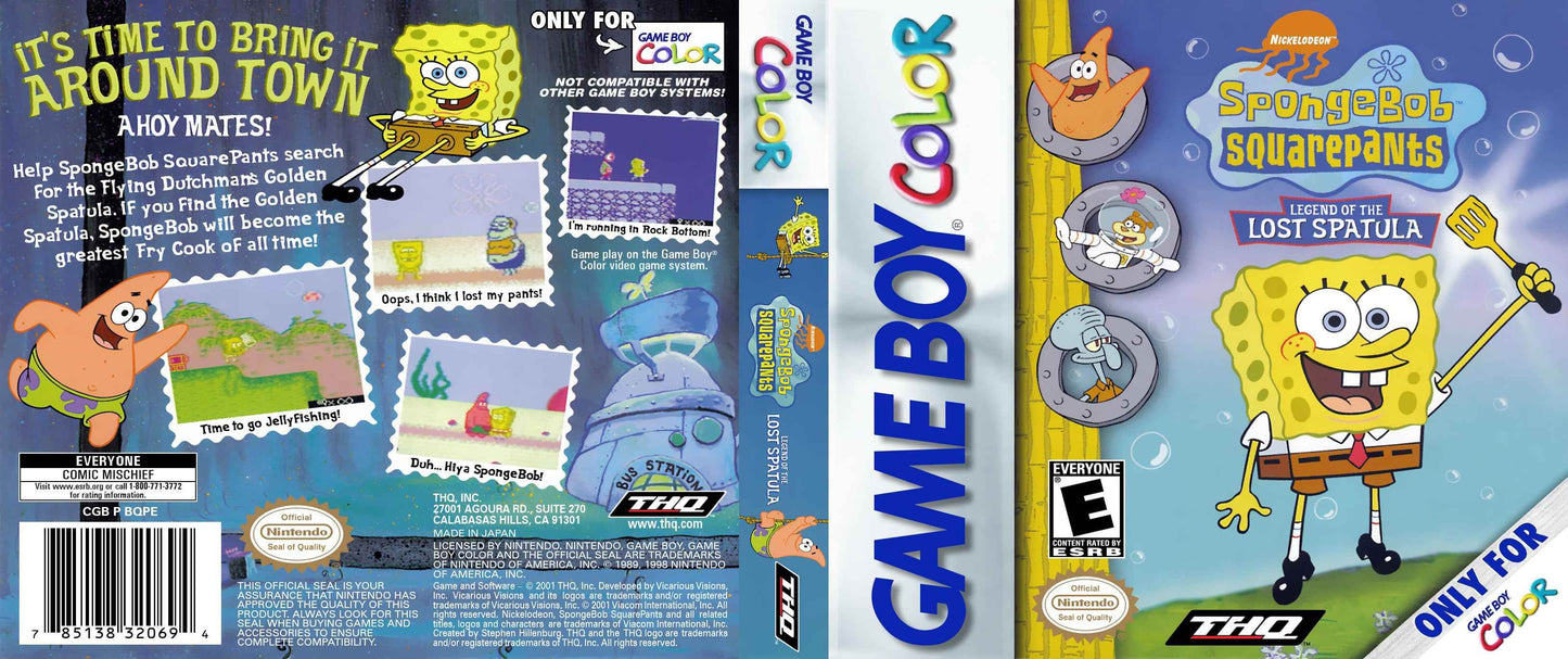 SpongeBob SquarePants Legend of the Lost Spatula Cover Art - WOI Solutions