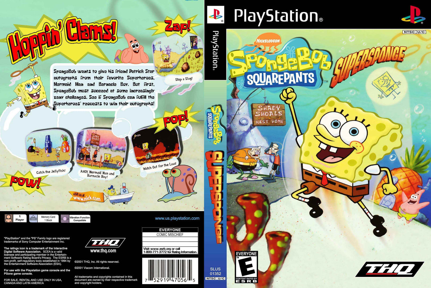 SpongeBob SquarePants SuperSponge Cover Art - WOI Solutions