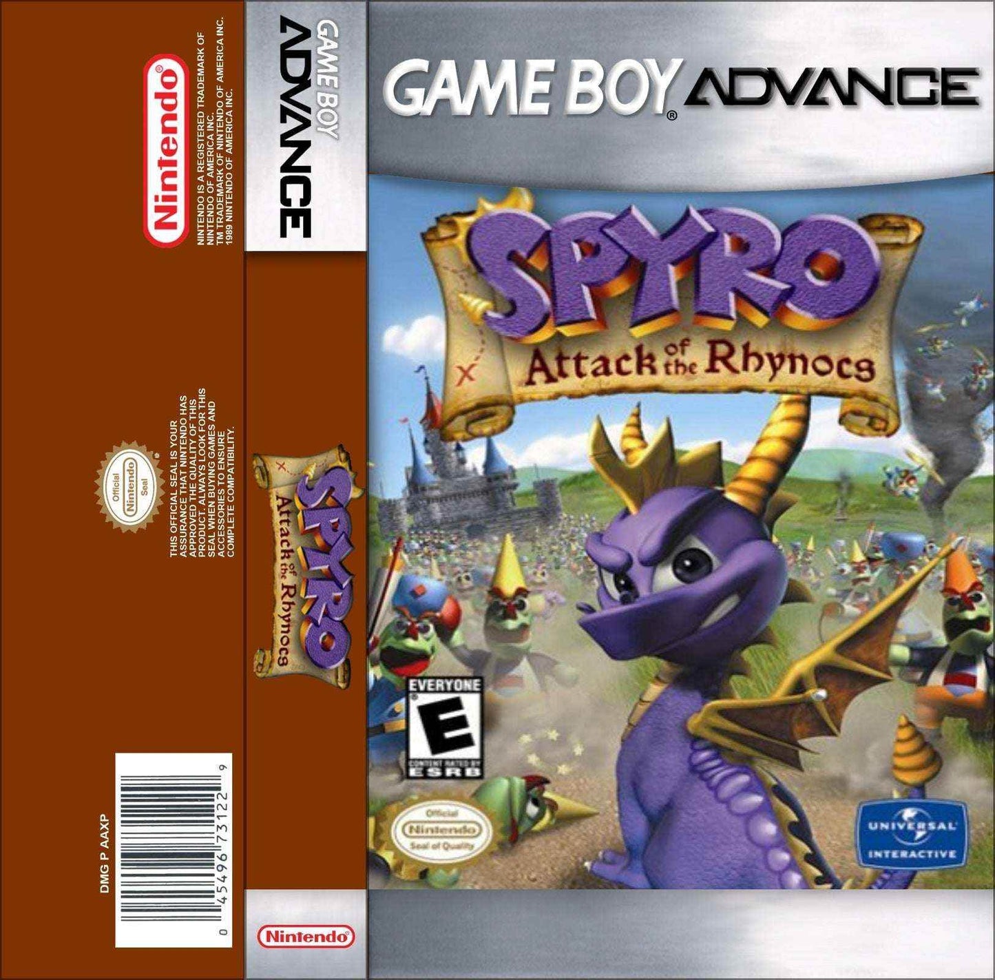 Spyro Attack of the Rhynocs Cover Art - WOI Solutions
