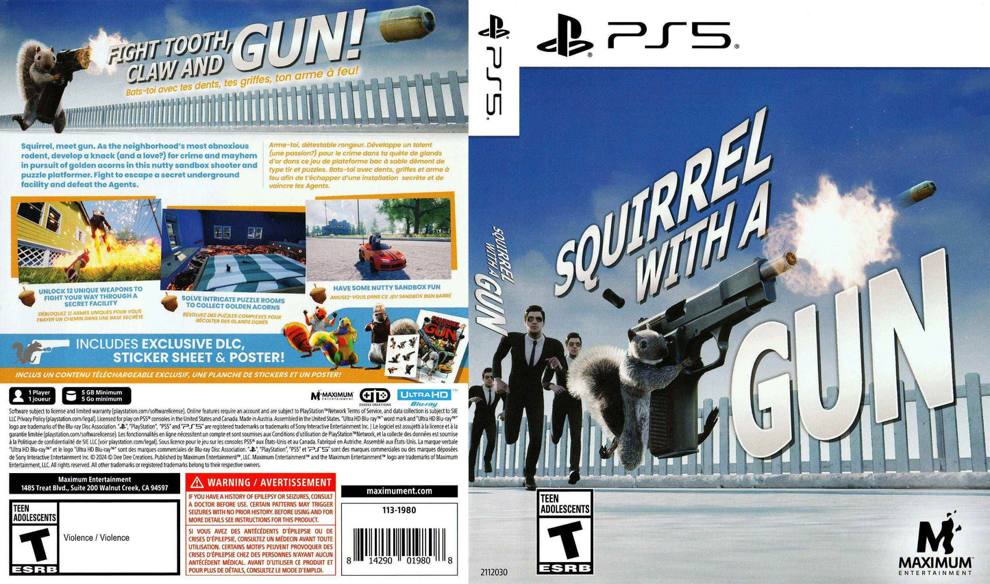 Squirrel With a Gun Cover Art - WOI Solutions