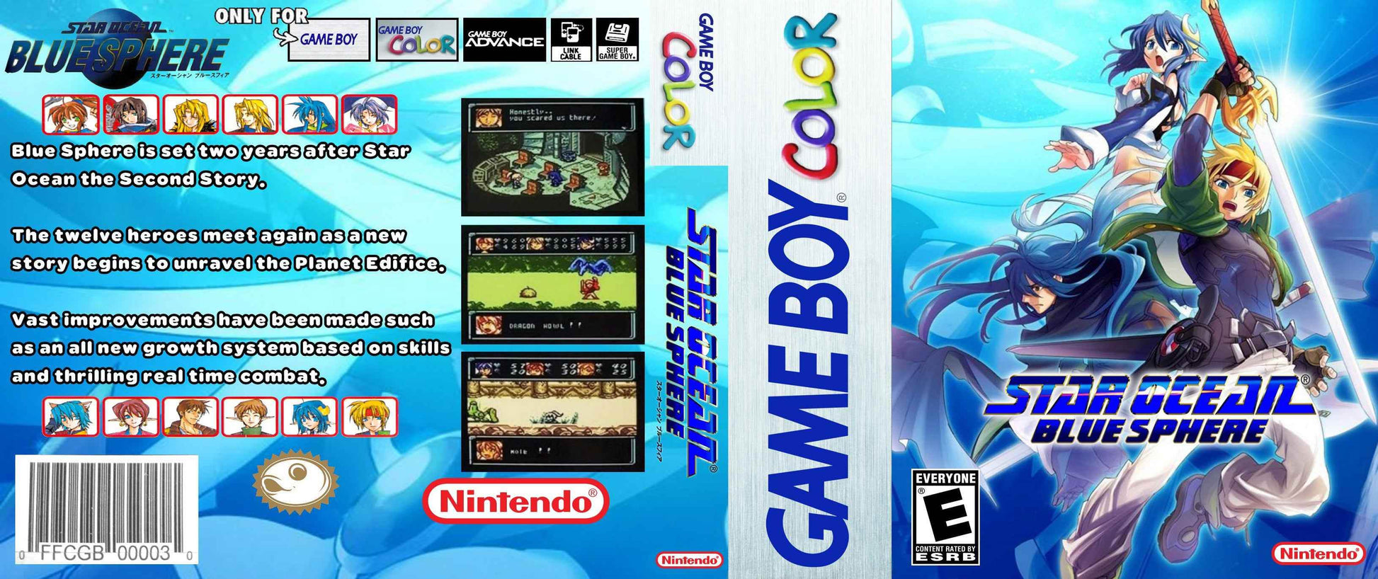 Star Ocean Blue Sphere Cover Art - WOI Solutions