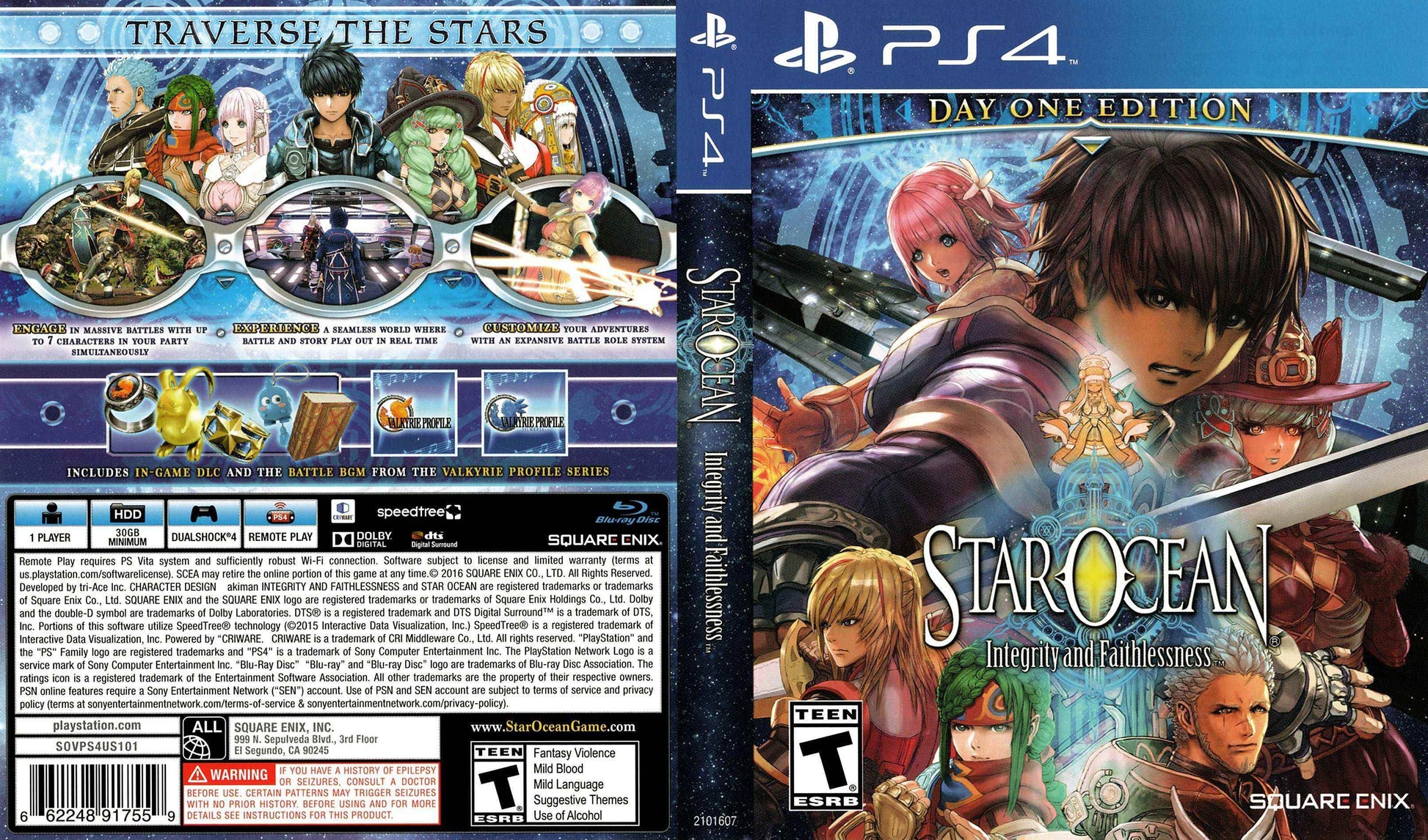 Star Ocean Integrity and Faithlessness Cover Art - WOI Solutions
