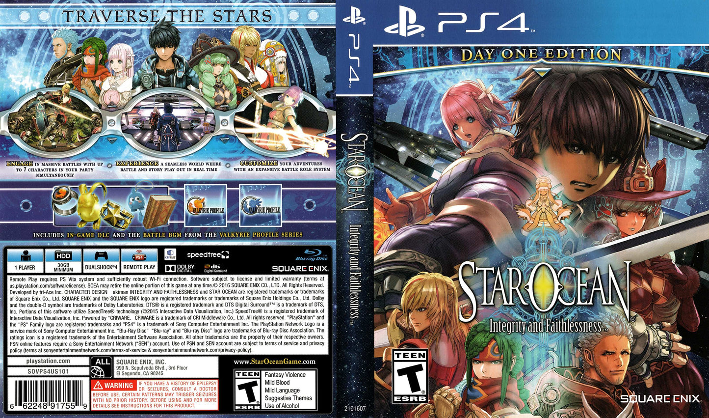 Star Ocean Integrity and Faithlessness