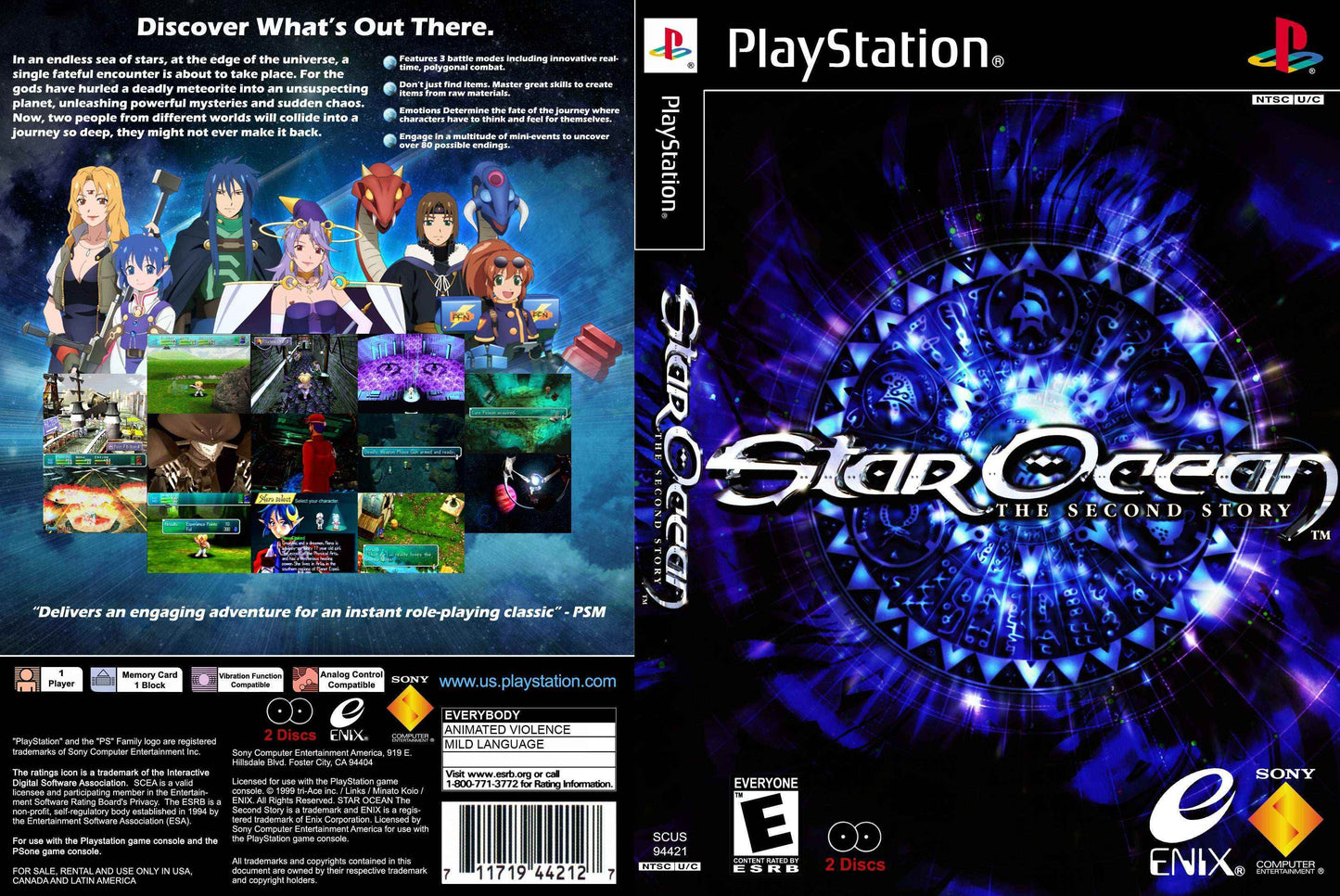 Star Ocean The Second Story Cover Art - WOI Solutions